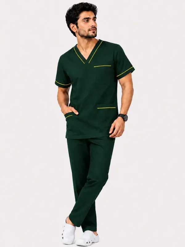 Premium_Piping_Design_Bottle_Green_Scrub_Suit_(Special_Edition)