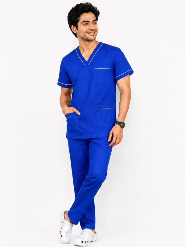Premium_Piping_Design_Royal_Blue_Scrub_Suit