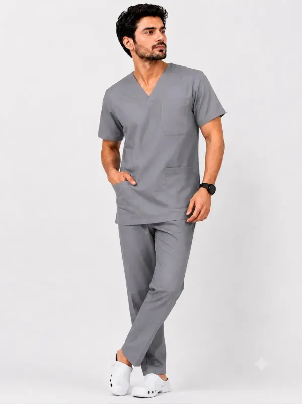 Premium_Grey_Scrub_Suit