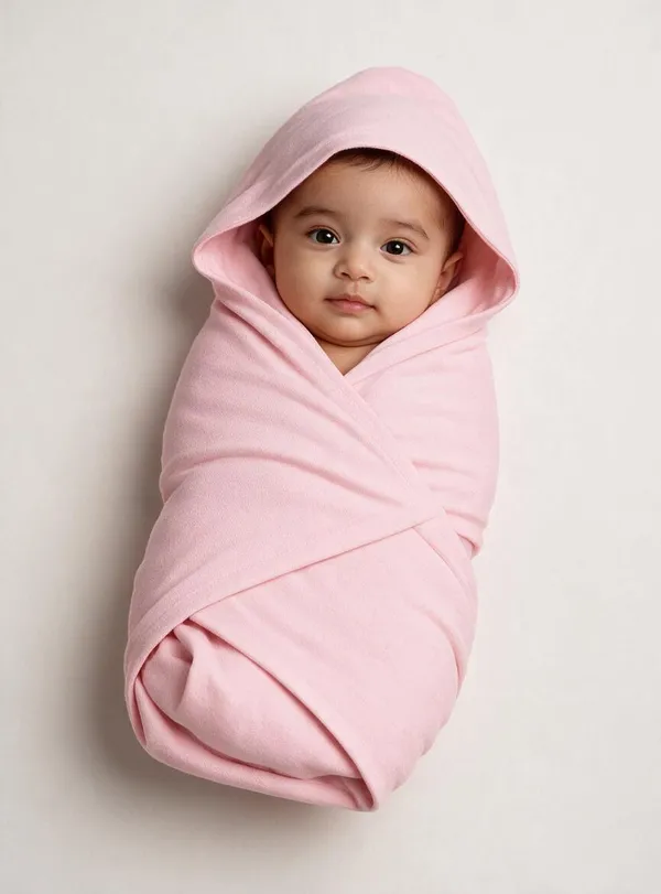 Pink_Newborn_Swaddle_Blanket_For_Baby