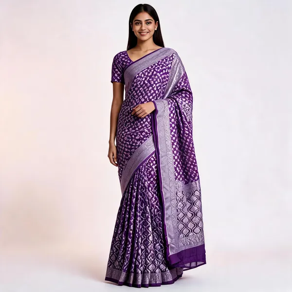 Purple_Handloom_Banarasi_Khaddi_Georgette_Saree_For_Women