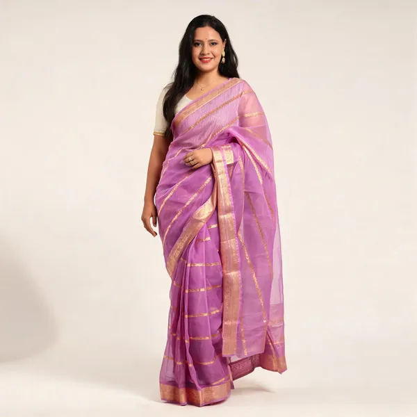 Purple_Banarasi_Kora_Woven_Saree_For_Women