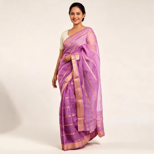 Purple_Banarasi_Kora_Woven_Saree_For_Women
