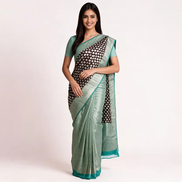 Black_Handloom_Banarasi_Khaddi_Georgette_Saree_For_Women