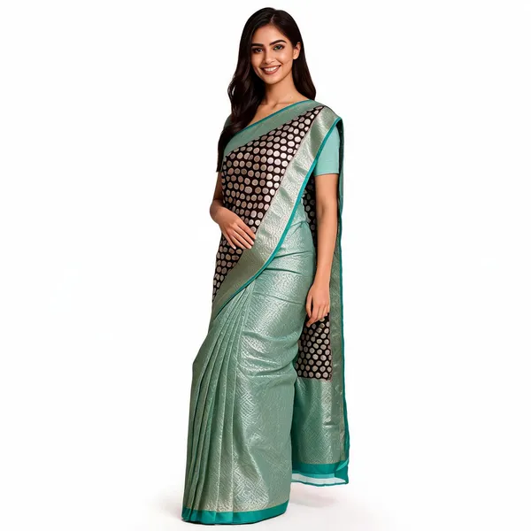 Black_Handloom_Banarasi_Khaddi_Georgette_Saree_For_Women