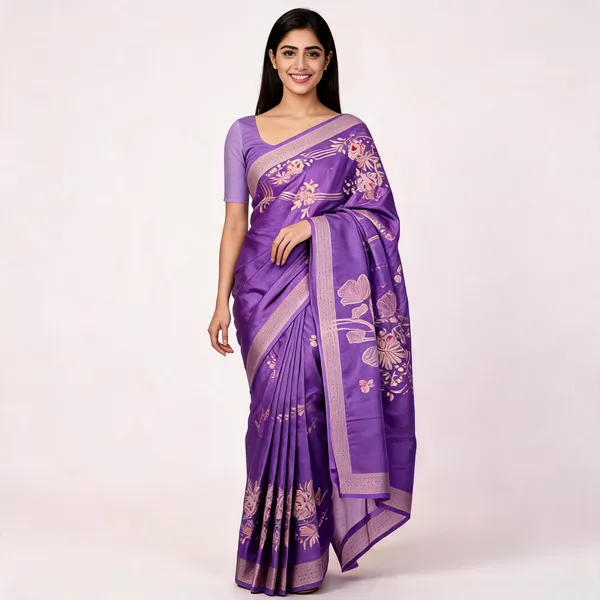 Purple_Russian_Silk_Saree_For_Women