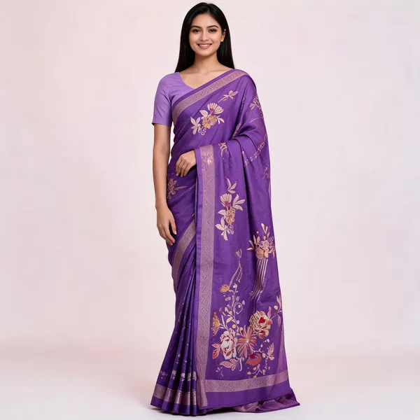 Purple_Russian_Silk_Saree_For_Women