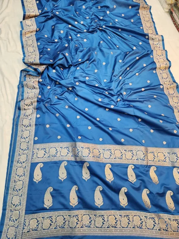 Blue_Banarasi_mashru_silk_saree_Saree