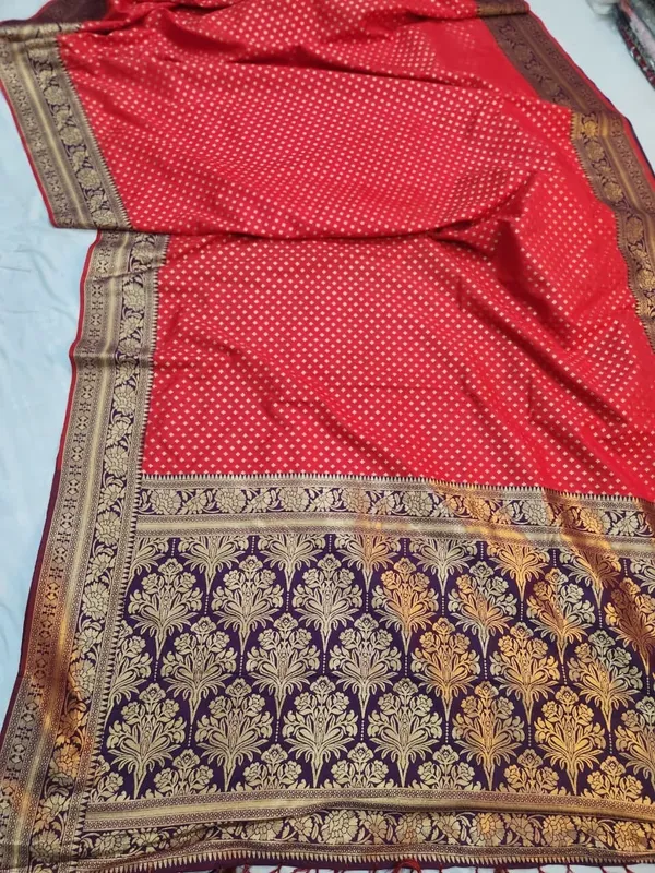 Red_Banarasi_katan_silk_saree_Saree