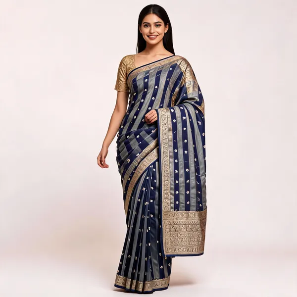 Dark_Blue_Gajji_Silk_Saree_For_Women