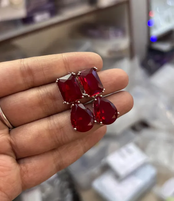 Red_Stone_Drop_Earrings_for_Women