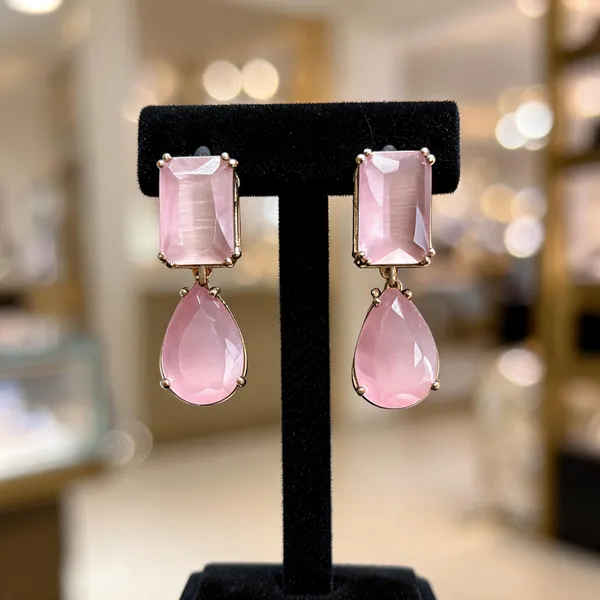Pink_Stone_Drop_Earrings_for_Women