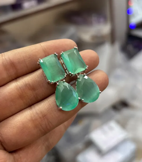 Green_Stone_Drop_Earrings_for_Women