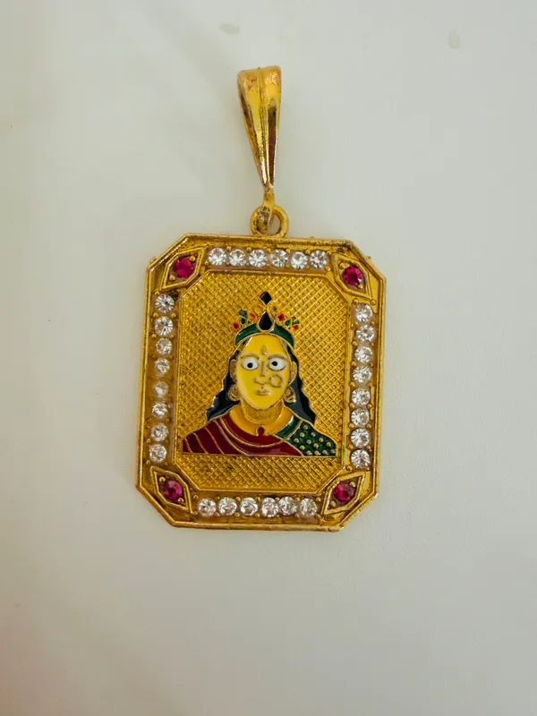 Gold_Tone_Goddess_Pendant_for_Devotional_Wear