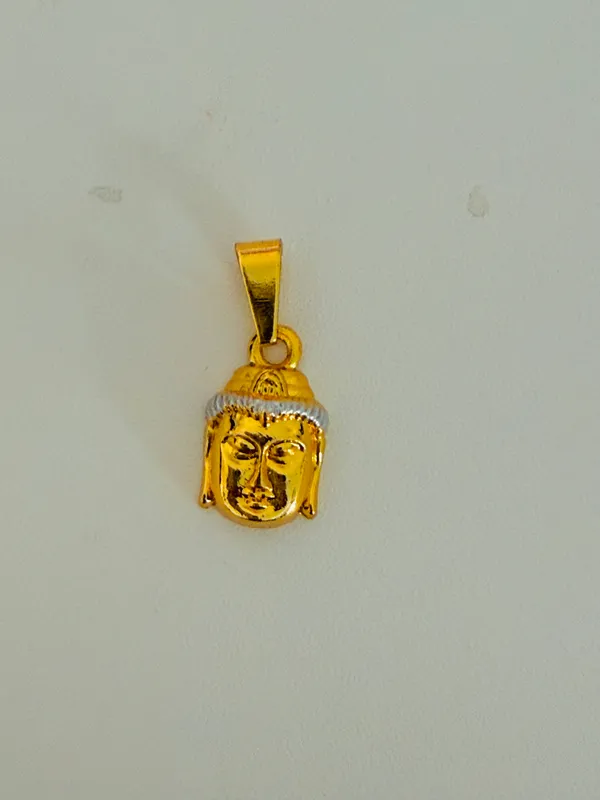 Gold_Tone_Buddha_Face_Pendant_for_Unisex