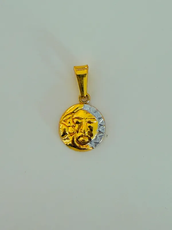 Gold_Tone_Religious_Pendant_for_Unisex
