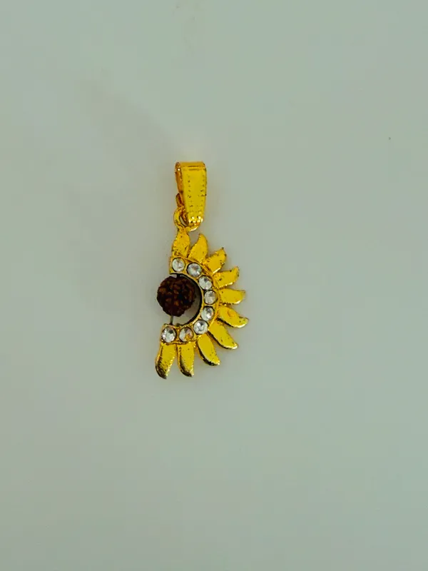 Gold_Tone_Sunflower_Pendant_for_Women