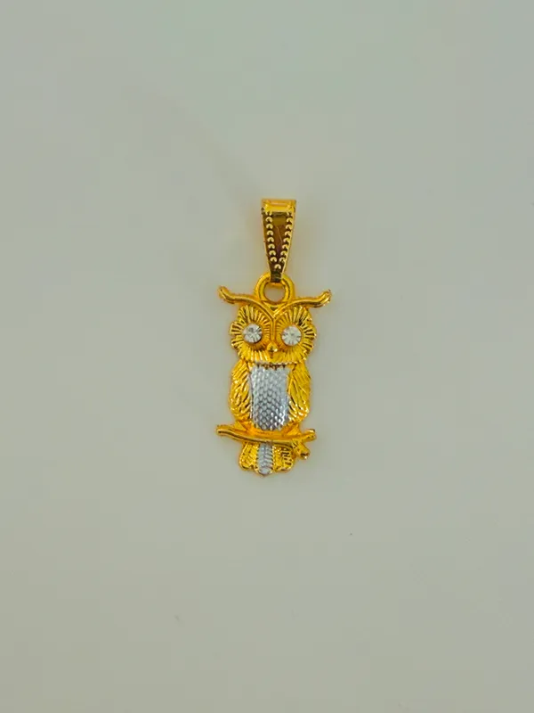 Gold_Tone_Owl_Design_Pendant_Charm