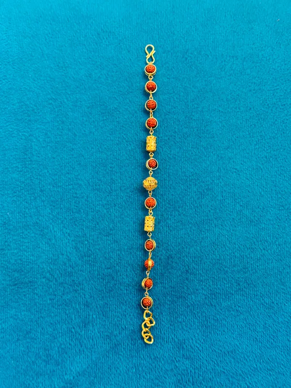 Red_Beaded_Traditional_Rakhi_For_Men