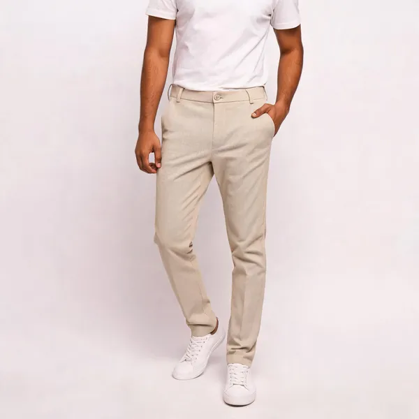Beige_Textured_Slim_Fit_Trousers_For_Men