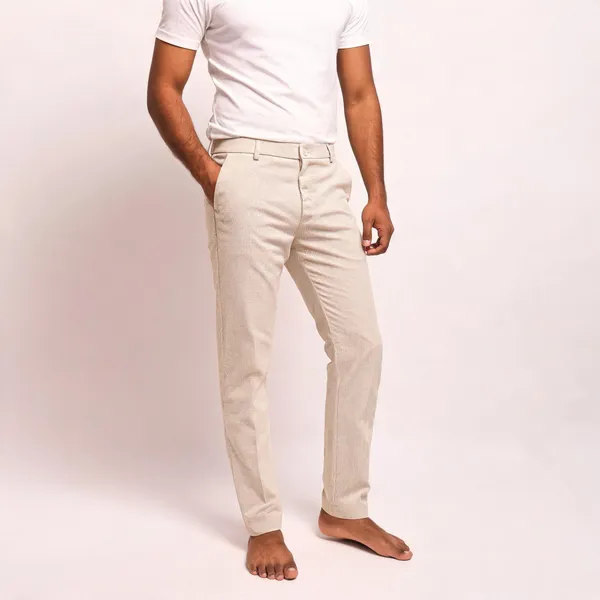 Cream_Textured_Slim_Fit_Trousers_for_Men