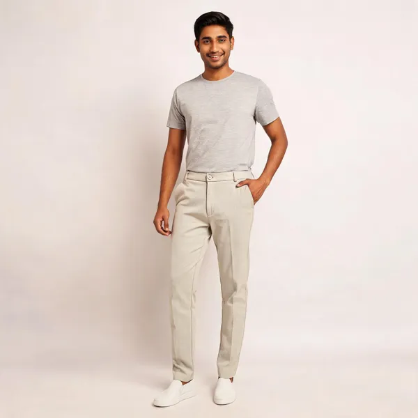 Cream_Textured_Slim_Fit_Trousers_for_Men