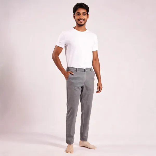 Grey_Textured_Slim_Fit_Trousers_For_Men