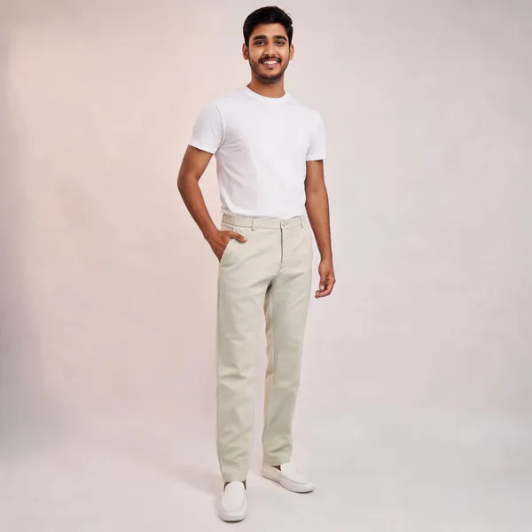Cream_Textured_Straight_Fit_Trousers_for_Men