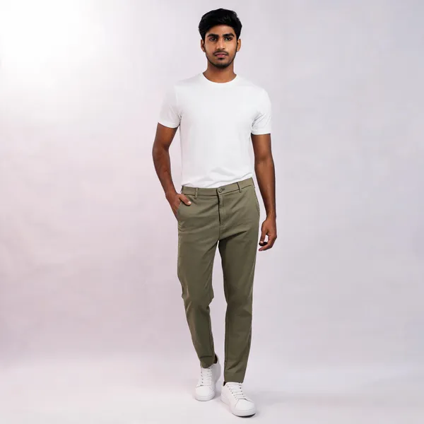 Olive_Twill_Slim_Fit_Trousers_for_Men