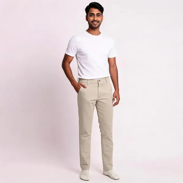 Beige_Twill_Slim_Fit_Trousers_for_Men