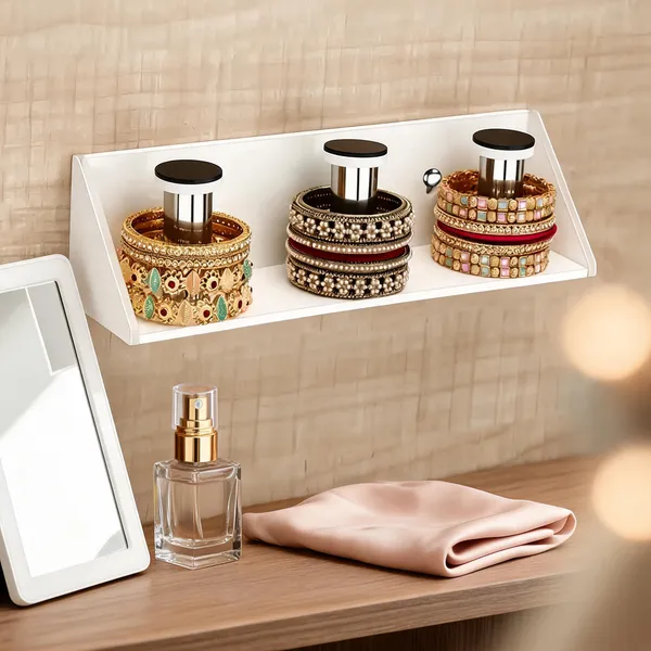 Arcylic_White_Wall_Mounted_Bangle_Organizer_With_3_Holders