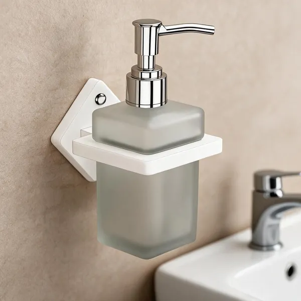 Arcylic_Frosted_Wall_Mounted_Liquid_Soap_Dispenser