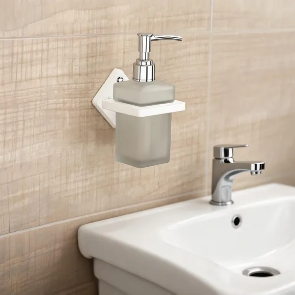 Arcylic_Frosted_Wall_Mounted_Liquid_Soap_Dispenser