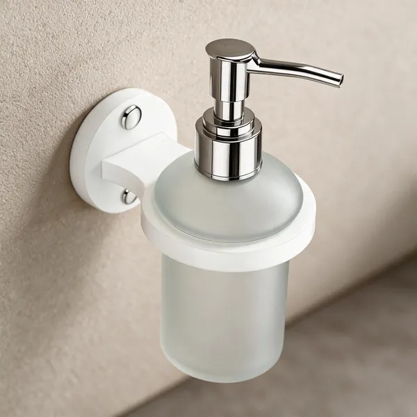 Arcylic_Wall_Mounted_Chrome_Pump_Liquid_Soap_Dispenser