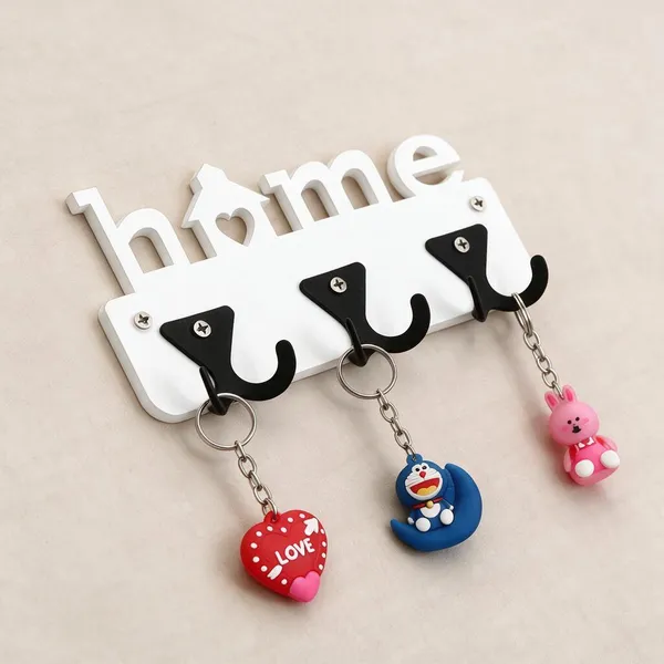 Arcylic_White_Decorative_3_Hook_Wall_Mounted_Key_Holder