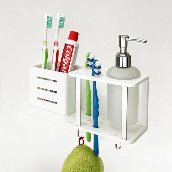 Arcylic_Wall_Mounted_Bathroom_Organizer