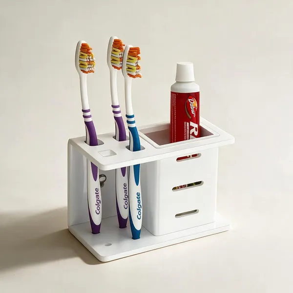 Arcylic_Wall_Mounted_Toothbrush_Holder