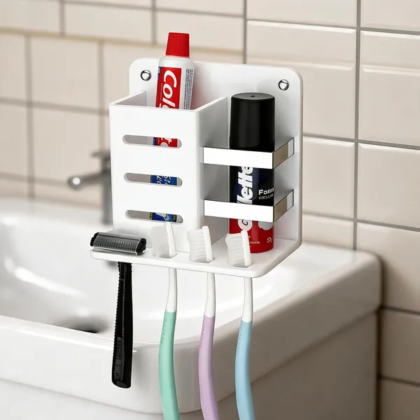 Arcylic_Wall_Mounted_Bathroom_Storage_Organizer