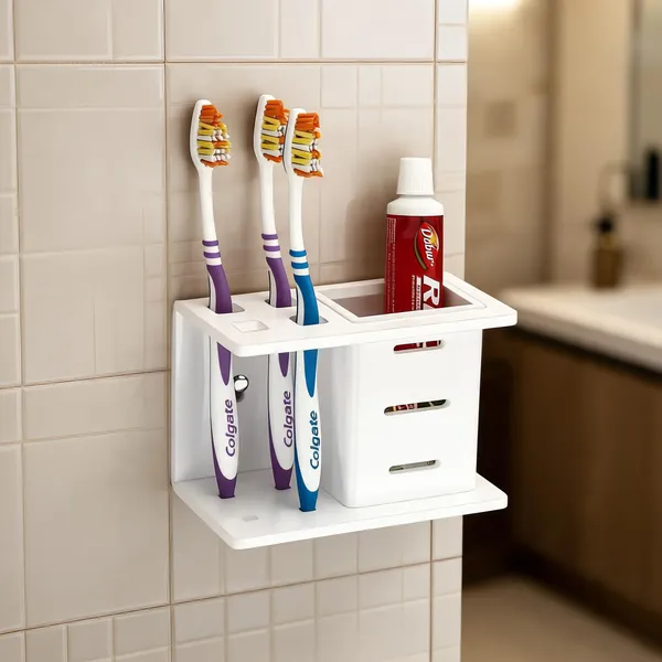 Arcylic_Wall_Mounted_Toothbrush_Holder