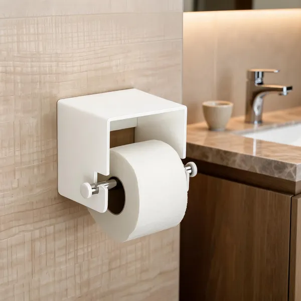 Arcylic_Wall_Mounted_White_Toilet_Paper_Holder