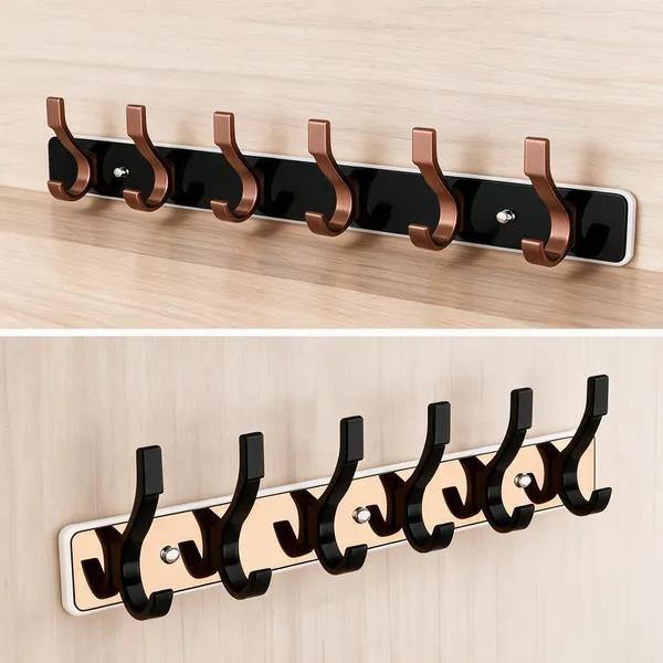 Arcylic_Modern_Solid_Wall_Mounted_6_Hook_Rack