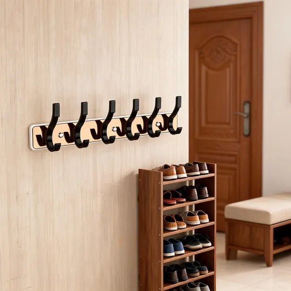 Arcylic_Modern_Solid_Wall_Mounted_6_Hook_Rack