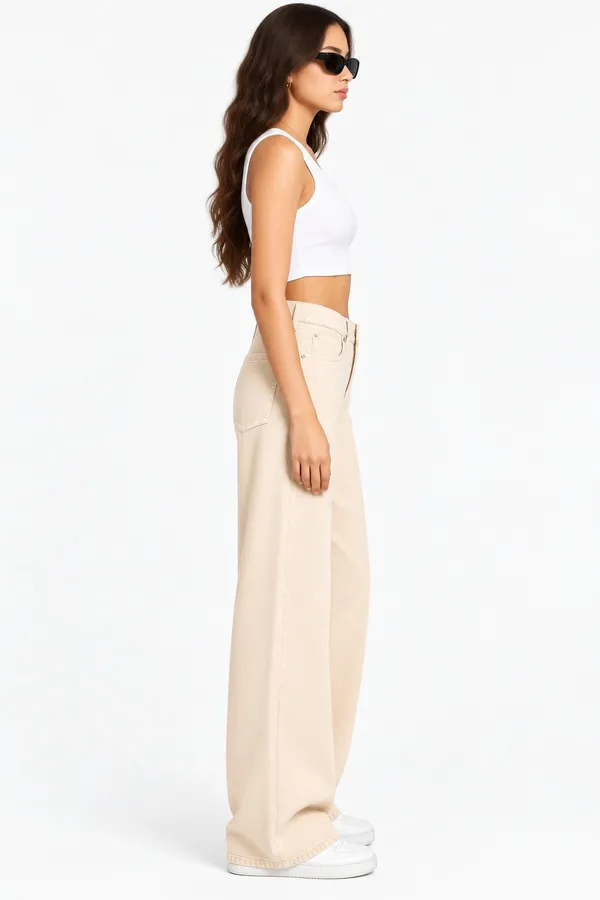 Beige_Wide_Leg_Baggy_Jeans_For_Women