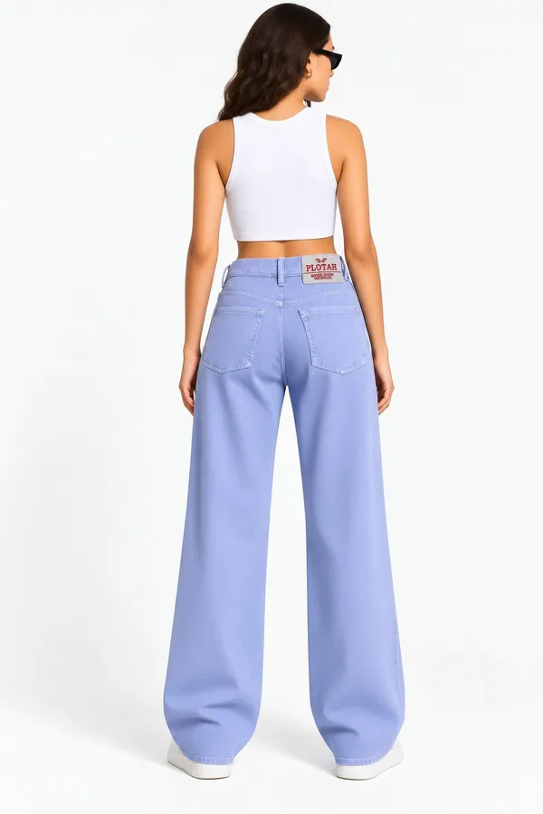 PLOTAH_Wide_Leg_Women_Light_Blue_Jeans_()