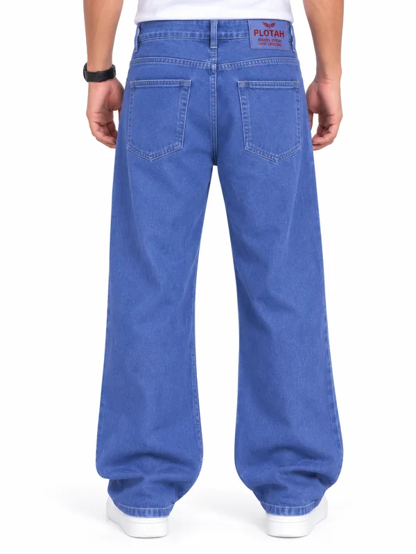 Blue_Denim_Baggy_Fit_Jeans_For_Men