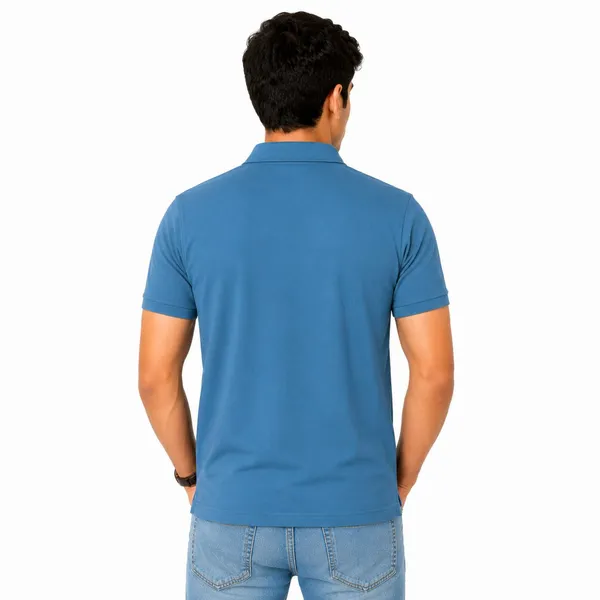 PLOTAH_Solid_Men_Polo_Neck_Blue_T-Shirt_()
