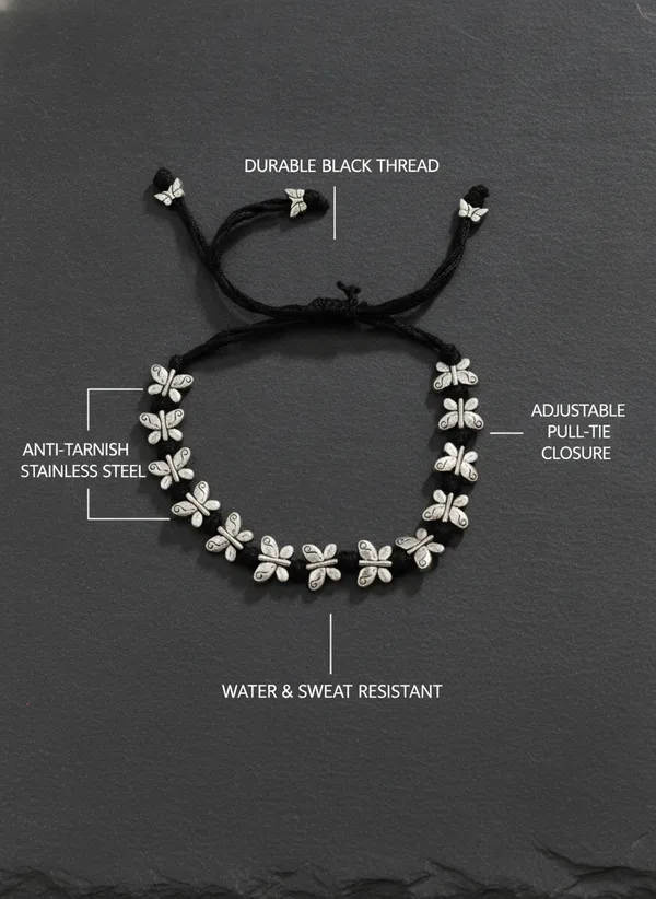 Black_Thread_Silver_Butterfly_Necklace_for_Women