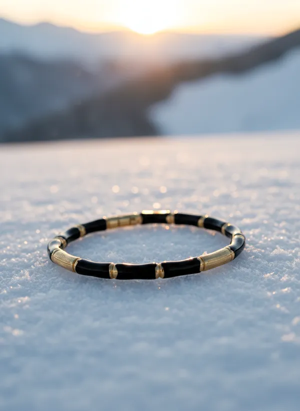 Black_And_Gold_Beaded_Bracelet_for_Men