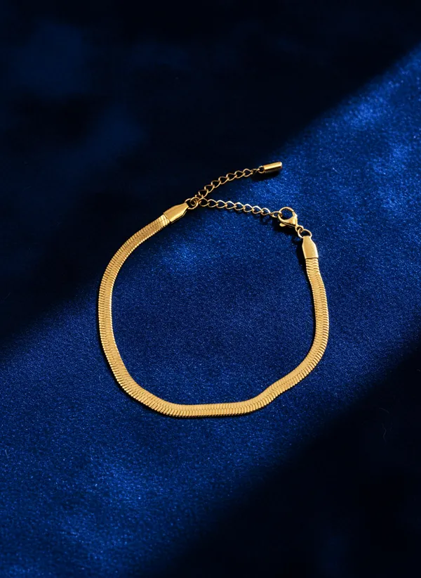 Gold_Tone_Snake_Chain_Bracelet_for_Women