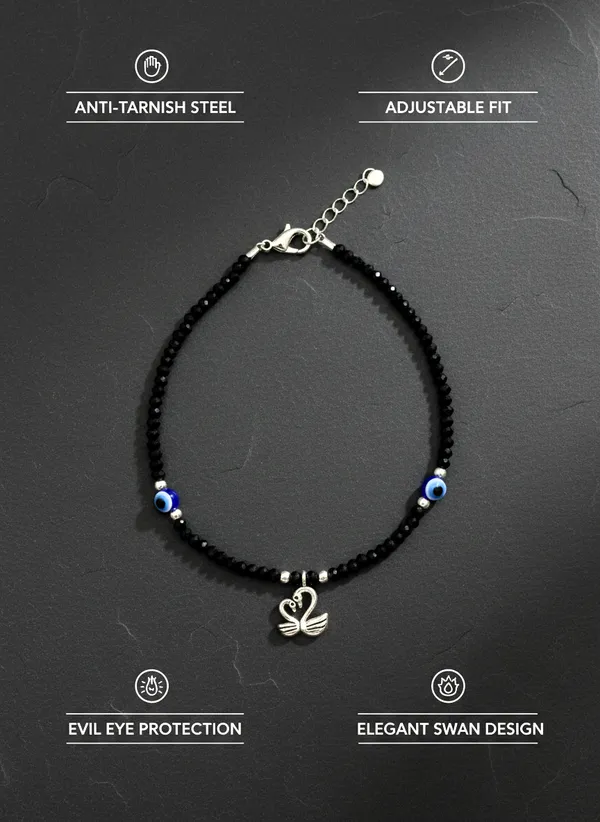 Black_Beaded_Butterfly_Charm_Anklet_for_Women
